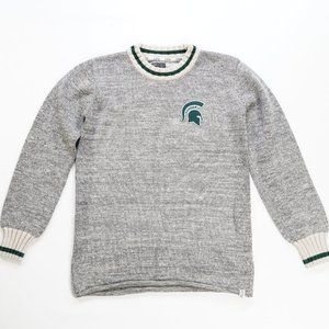 Women' Michigan State Bruzen Knit Crewneck Sweater